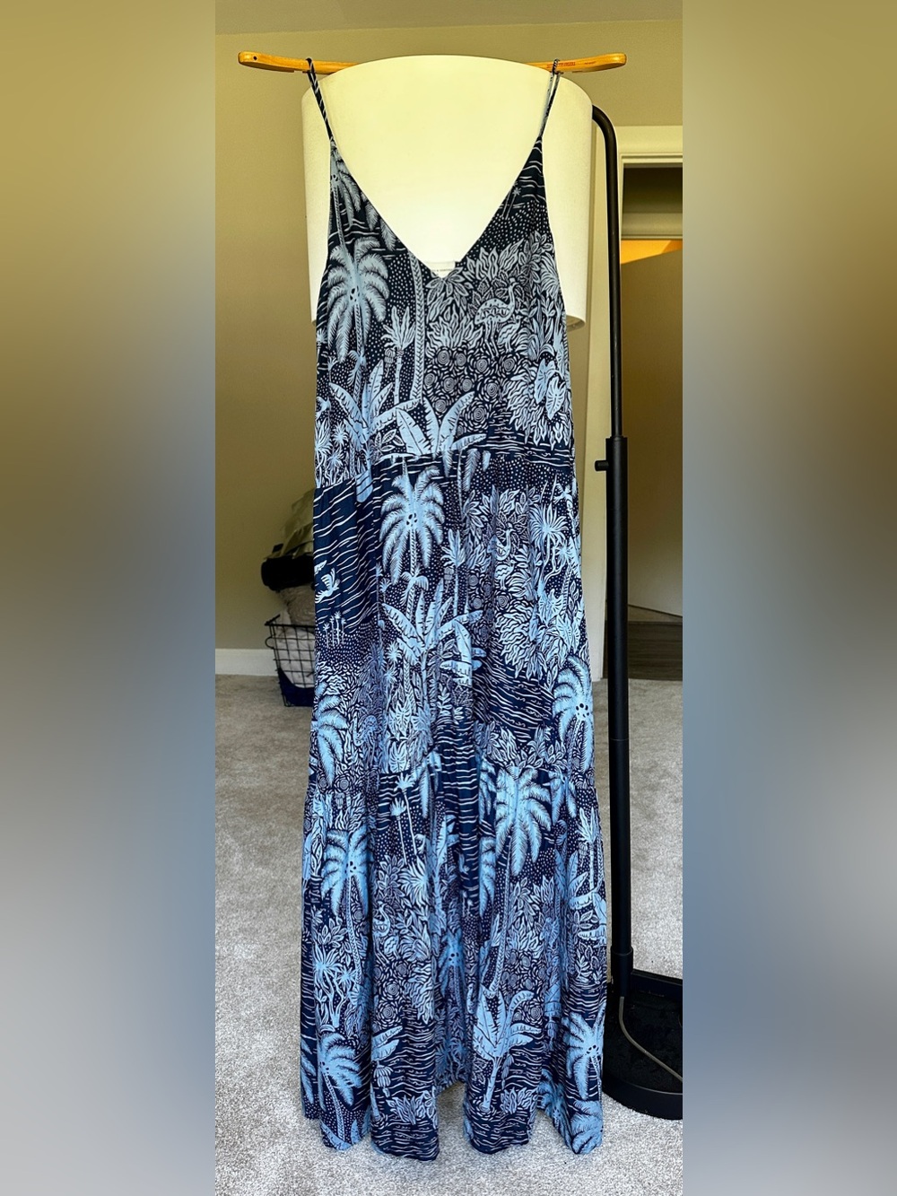 Desmond & Dempsey x H&M Tropical Print Maxi Dress